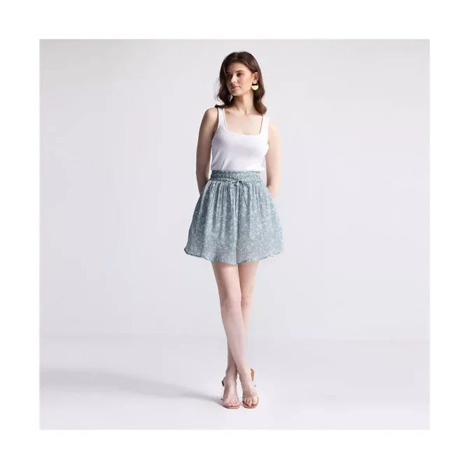 Women's Drawstring Short Skirt