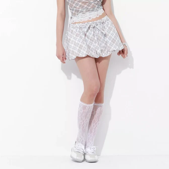 Women's Low-Rise Mini Bubble Skort